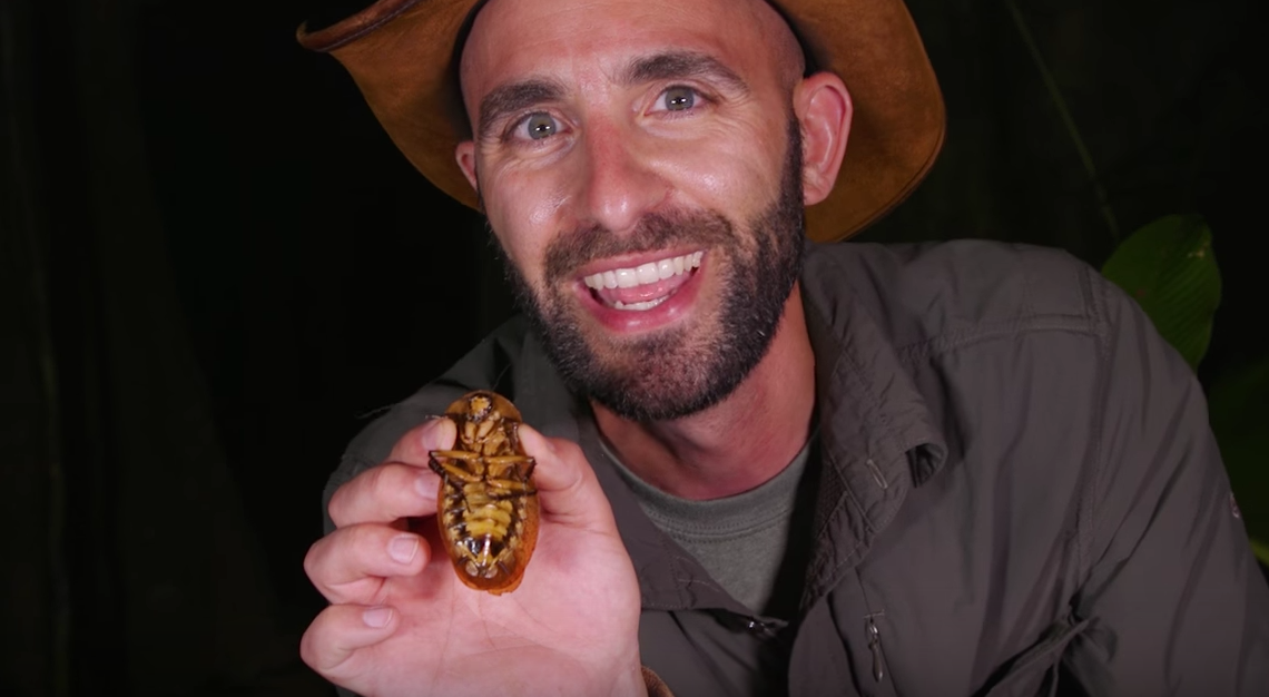 Coyote Peterson Finds A Giant Stabbing Cockroach That Smells Like Maple Syr...