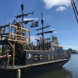 Someone Is Selling A Pirate Ship Boat House. Here's A Peek Inside