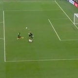 Cameroon Forward Drops Defender And Scores A Crafty Lob Over The Goalkeeper With Ease