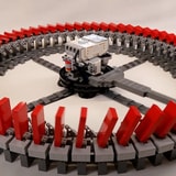 YouTuber Builds A Hypnotic, Infinite Lego Domino Ring