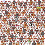 Look At All Of These Chickens. Three Owls Are Hidden Among Them, Can You Spot Them?