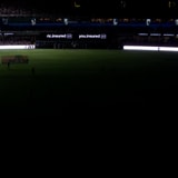 Here's The Moment The Lights At The Gabba Went Out During A Footy Game Between Brisbane And Melbourne