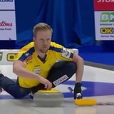 Swedish Curler's Deft Shot From The Men's Curling Championship Got Everyone Off Their Seats