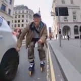 This Video Of A Guy Rollerskating Through London Is Pretty Cool — Until The End