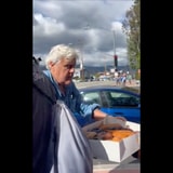 Jay Leno Showed Support To The Writers On Strike By Getting Them Donuts