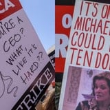 15 Of The Best, Funniest Picket Signs From The Writers' Strike