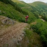 FPV Drone Captures An Up Close And Personal Ride Down One Of The World's Most Gnarly Mountain Biking Trails