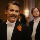 Josh Brolin Tries Selling His Peers On A New 19th Century Party Display