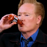 Conan O'Brien Self-Destructs After Eating Hot Wings