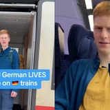 This German Teenager Doesn't Pay Rent, Lives On A Train Full Time For Under $11,000 A Year