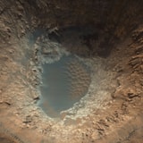 This 8K Ultra High Definition View Of A Martian Crater Is Eye-Popping In Its Detail