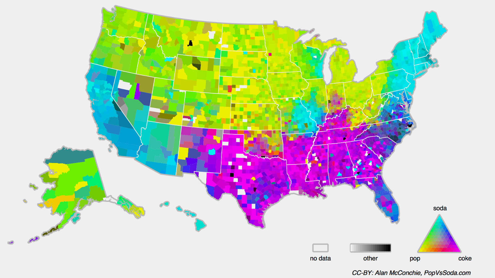 vroegrijp spectrum Tegen Where People In The United States Say Pop Versus Soda, Mapped | Digg