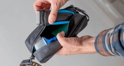 This Miniature Toiletry Bag Fits Everything You Need And Nothing More