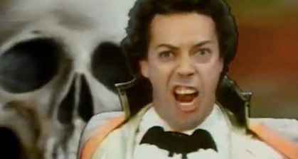 Please Enjoy This Vintage Clip Of Tim Curry Dancing In Front Of Hilariously Outdated Spooky Green Screen Effects From The 1986 TV Movie 'The Worst Witch'