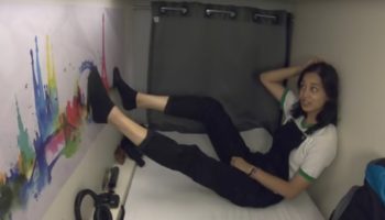 YouTuber Travels To London On The Cheap By Staying In A Capsule Pod Hotel