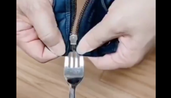 Image result for fix a zipper with a fork
