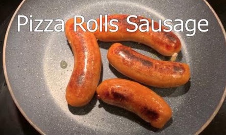 Man Is So Preoccupied Turning Totino S Pizza Rolls Into Sausage He