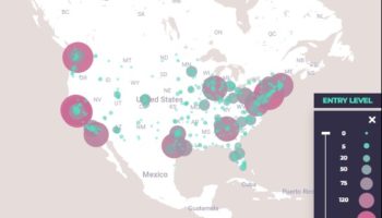 The Best Places In The US To Get A Web Developer Job, Visualized