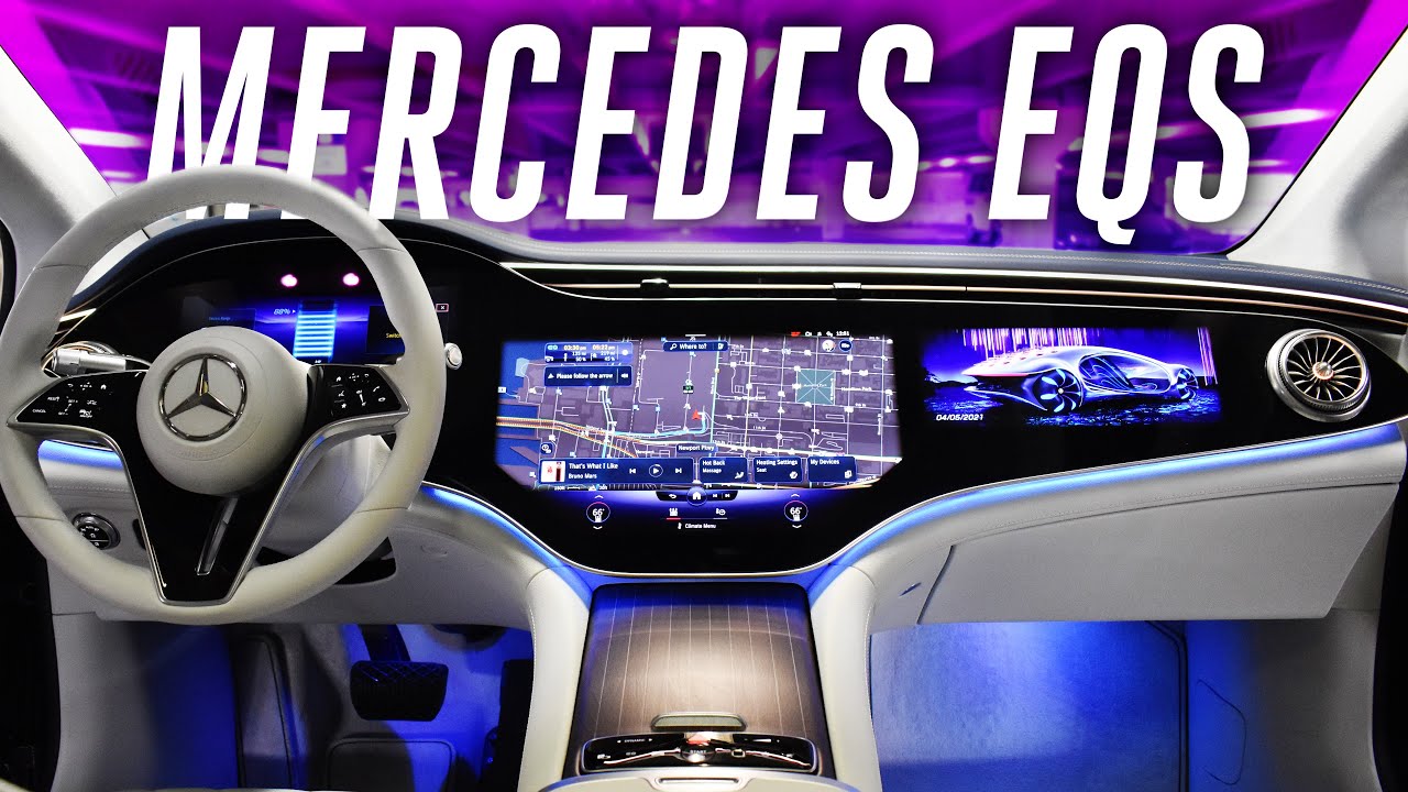 Mercedes-Benz's Latest EQS, An All-Electric S-Class, Is Like A Spaceship For The Road