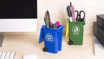 Ditch The Junk Drawer, Get With The Trash Can Pen Holders