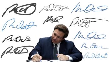 Florida Governor Ron DeSantis Wants Voters' Signatures To Match. Would His Pass The Test?