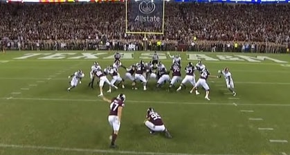 Number One Ranked Alabama Loses On Last Minute Field Goal To Unranked Texas A&M, Fans Storm The Field