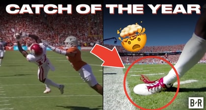 Catch Of The Year Goes To This Shoestring Oklahoma Touchdown Over Texas