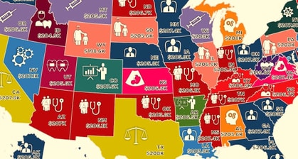 The Highest Paid Occupations In The United States, Mapped