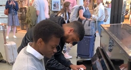 Someone Was Playing The 'Interstellar' Theme On The Piano When A Stranger Joined Him And What They Created Was Extraordinary