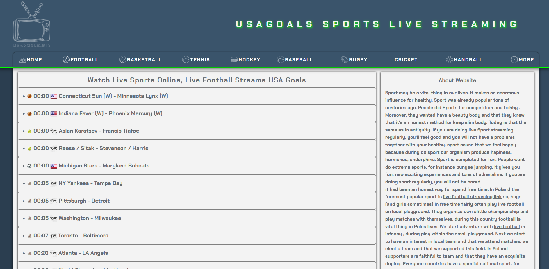 free sports live tv streaming sites