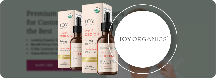 Joy Organics Full Spectrum CBD Tincture (Tropical)