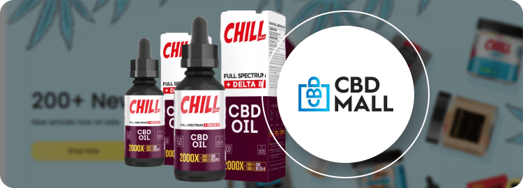 CBD Mall Chill Plus Full Spectrum Delta-8 CBD Oil